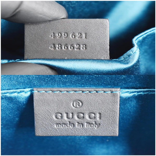 GUCCI Ophidia GG Small Suede Shoulder Bag Black 499621