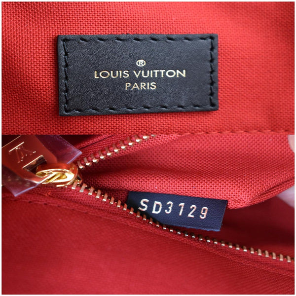 Louis Vuitton Onthego GM Reverse Monogram Canvas Tote Bag PARIS
