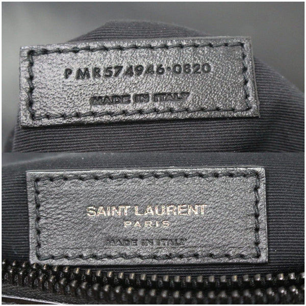 YVES SAINT LAURENT Medium Loulou Matelasse Leather Chain Shoulder Bag Black