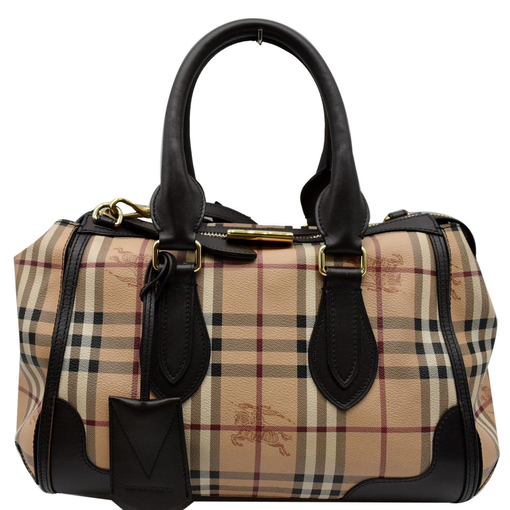 Burberry haymarket small gladstone tote Clearance