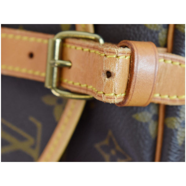 LOUIS VUITTON Saumur 30 Monogram Canvas Shoulder Bag Brown