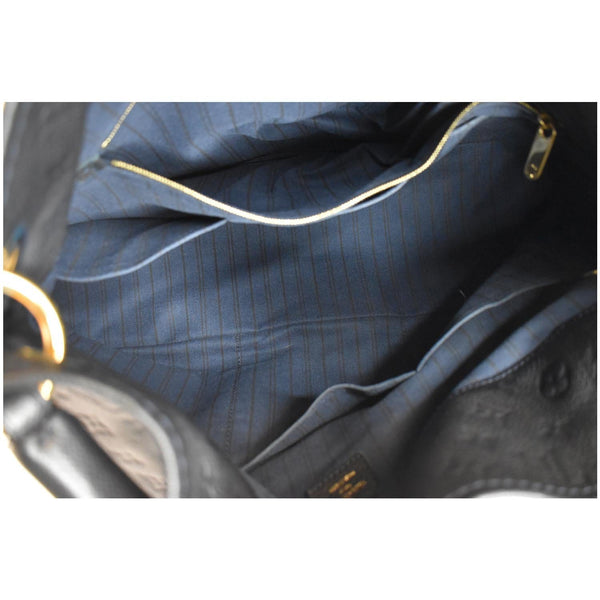 LOUIS VUITTON Artsy MM Empreinte Leather Shoulder Bag Blue