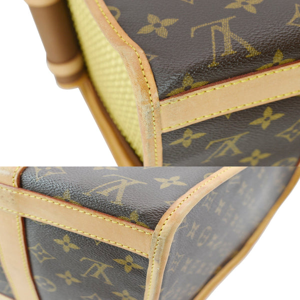 LOUIS VUITTON Sac Chien 40 Monogram Canvas Dog Carrier Bag Brown