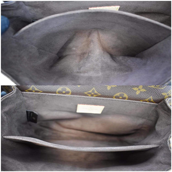 LOUIS VUITTON Metis Pochette Monogram Canvas Crossbody Bag Brown