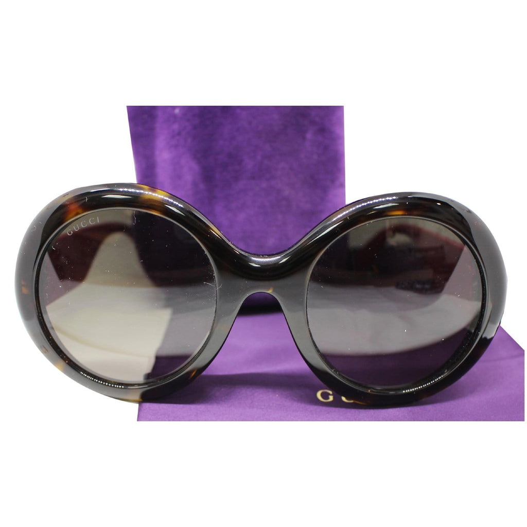 Gucci GG0101S 003 Sunglasses Brown Gradient Lens Women