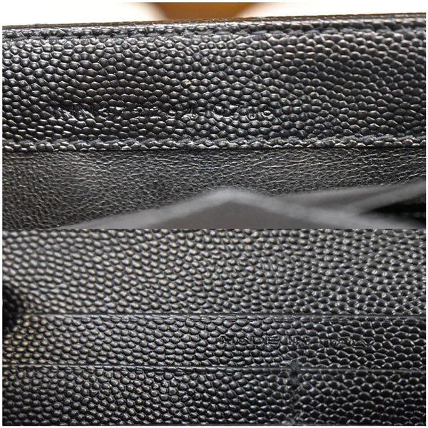 YVES SAINT LAURENT Large Grain De Poudre Wallet Black
