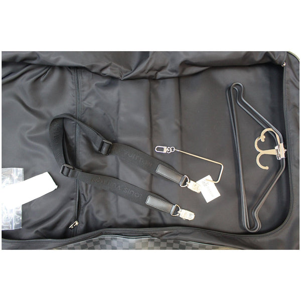 LV 3 Hangers Damier Graphite Garment Bag inside