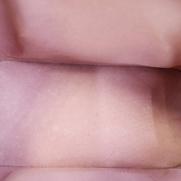 LOUIS VUITTON Alma BB Vernis Leather Satchel Crossbody Bag Tan