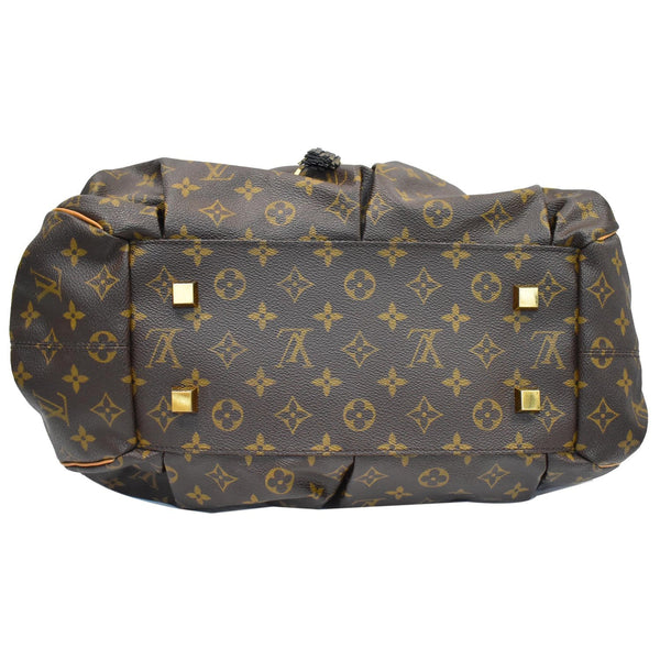 LOUIS VUITTON Irene Monogram Canvas Shoulder Bag Brown