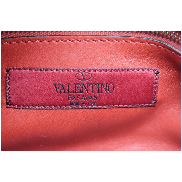 VALENTINO Medium Rockstud Spike Quilted Leather Tote Crossbody Bag White