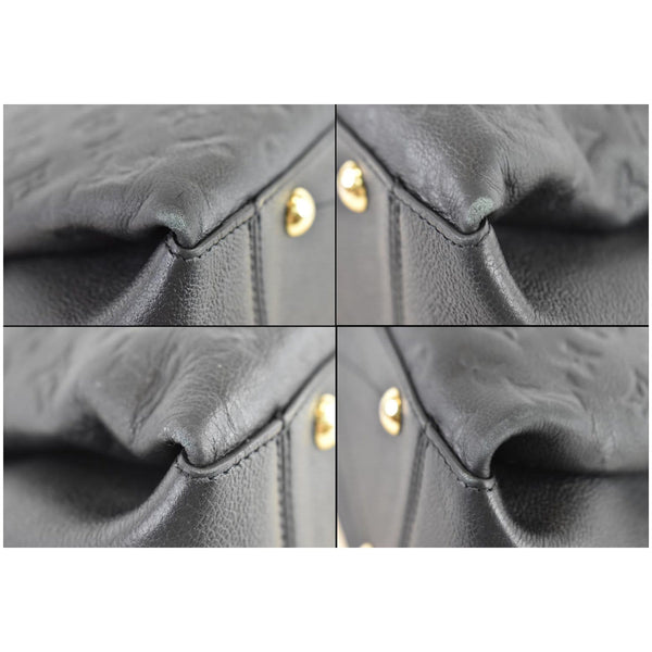 LOUIS VUITTON Surene MM Empreinte Leather Shoulder Bag Black