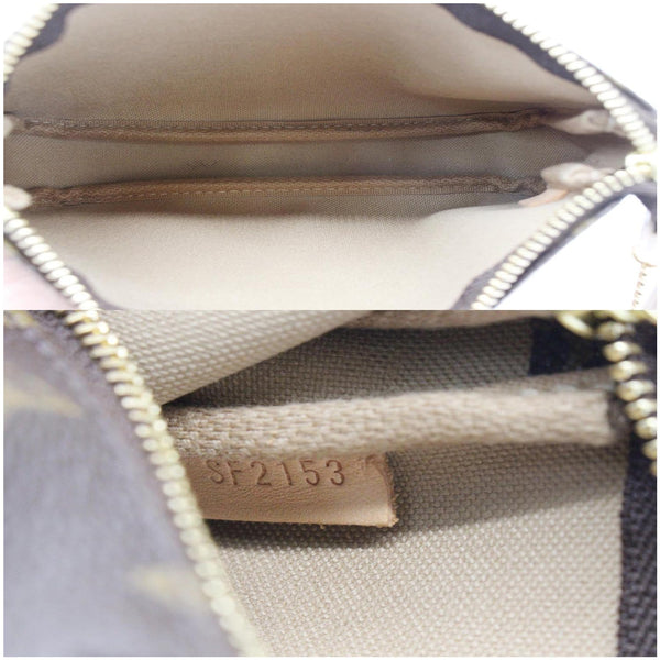 Louis Vuitton Inventeur Trunks & Locks Mini Pochette inner view