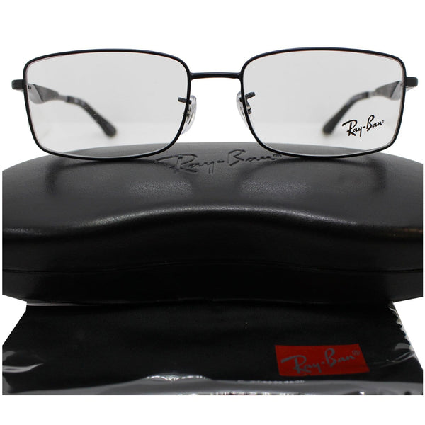 Ray-Ban RX6284-2503 55mm Matte Black Frame Eyeglasses Demo Lens