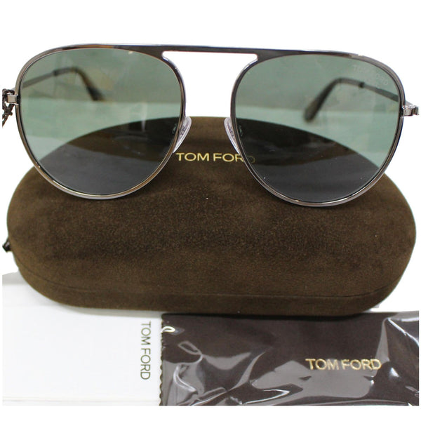 TOM FORD FT0621 08R 59 Jason-02 Sunglasses Green Polarized Lens