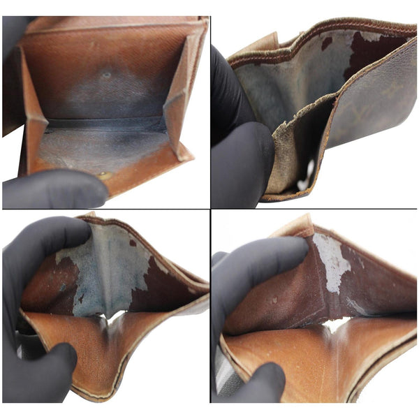 LV Multiple Monogram Canvas Wallet Inside View