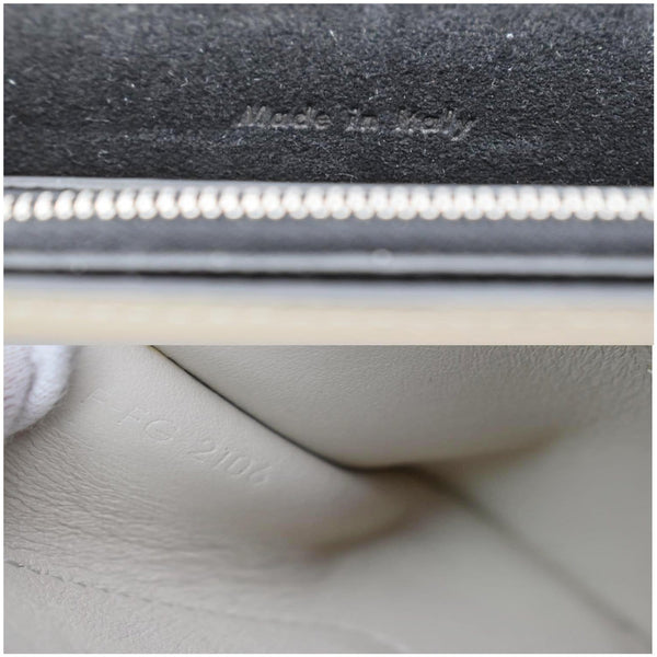 CELINE Grained Leather Strap Clutch Bag Black - Final Sale