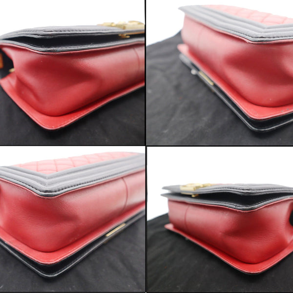 Chanel Medium Boy Quilted Lambskin Leather Shoulder Bag