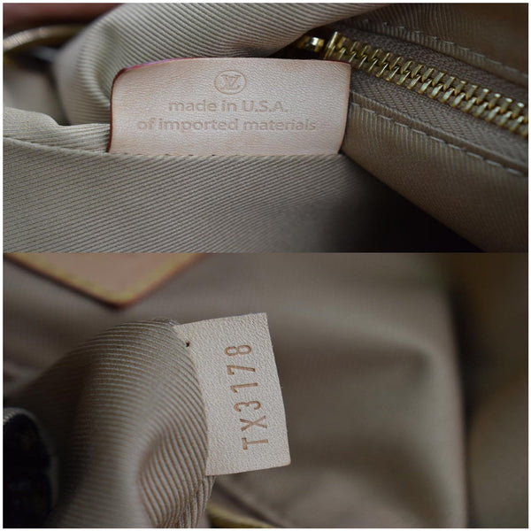 LOUIS VUITTON Graceful MM Monogram Canvas Shoulder Bag Brown