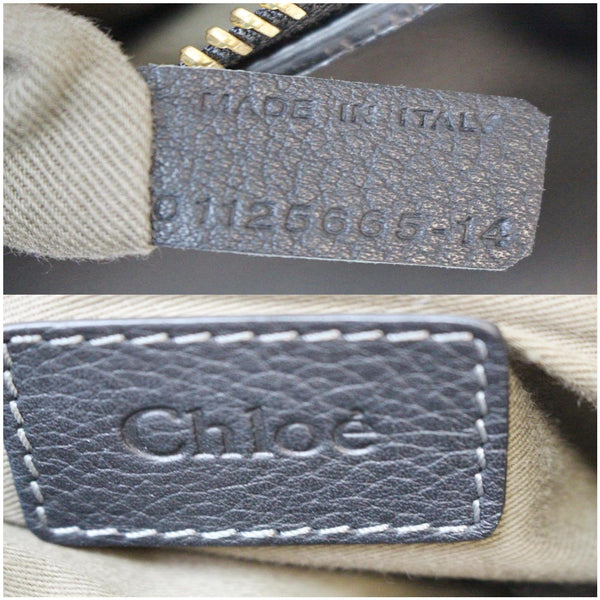 CHLOE Medium Marcie Calfskin Leather Satchel Bag Black