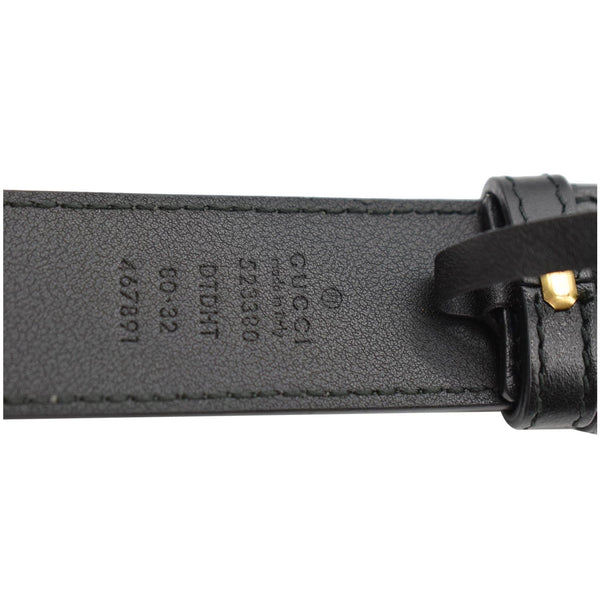 GUCCI GG Marmont Matelasse Leather Belt Bag Black 523380