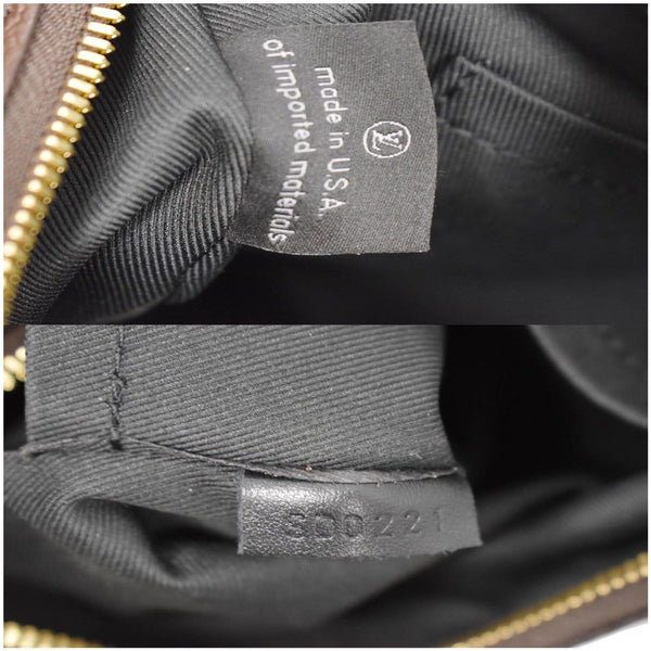 LOUIS VUITTON Odeon PM NM Monogram Canvas Shoulder Bag Black/Brown