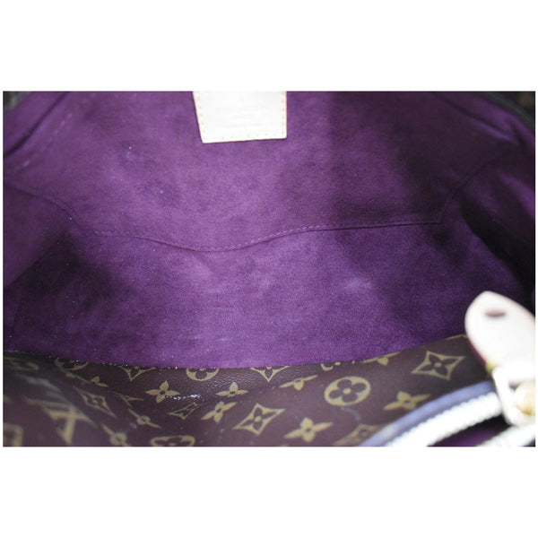 LOUIS VUITTON Montaigne MM Monogram Canvas Shoulder Bag Brown