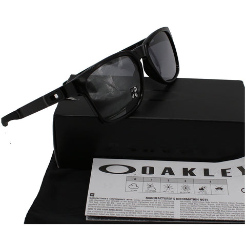 OAKLEY OO9272-02 Catalyst Polished Black Sunglasses Black Iridium Lens