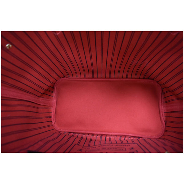 LOUIS VUITTON Neverfull MM Damier Ebene Brown Tote Bag Brown