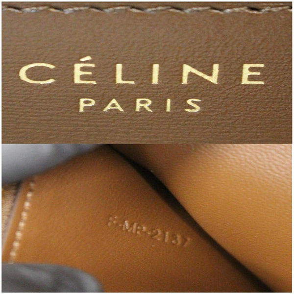CELINE Medium Classic Box Calfskin Flap Crossbody Bag Brown