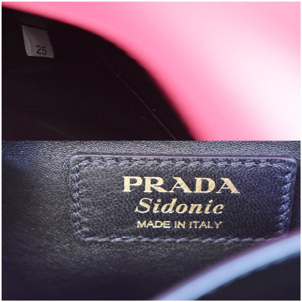 PRADA City Sidonie Small Leather Crossbody Bag Magenta