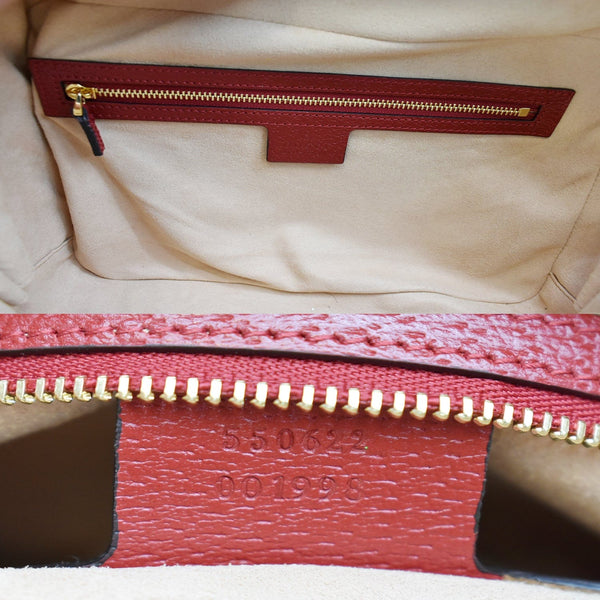 GUCCI Ophidia Flora Web Small Top Handle Shoulder Bag Red 550622