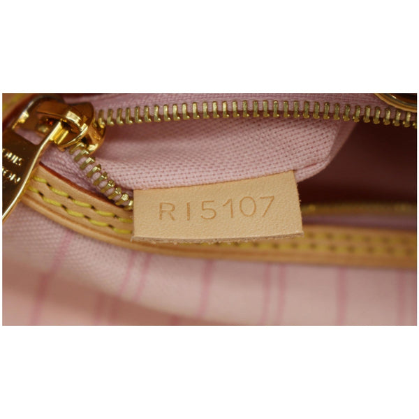 LOUIS VUITTON Delightful PM Damier Azur Hobo Bag White