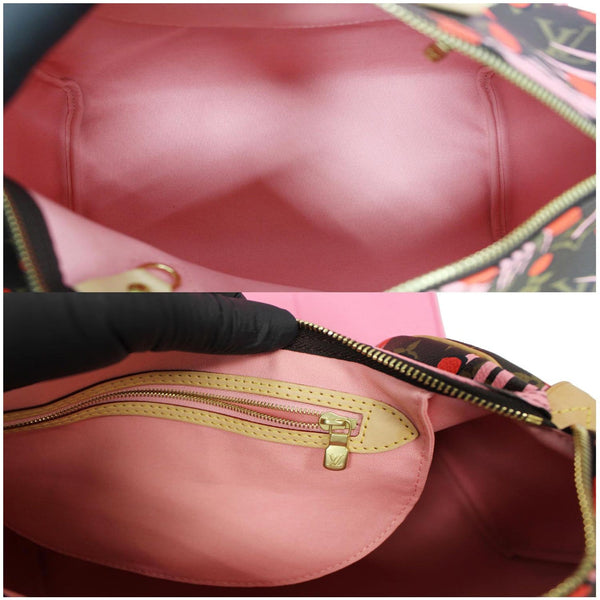 Louis Vuitton Speedy 30 Jungle Dots Palm Springs Bag interior