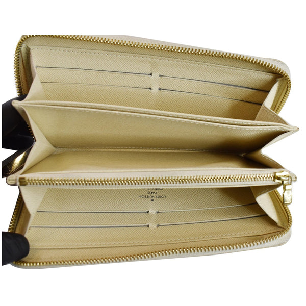 Louis Vuitton Damier Azur Zippy Wallet roomy interior