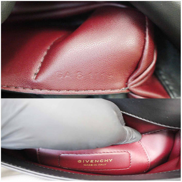 GIVENCHY Small Eden Smooth Leather Shoulder Bag Black