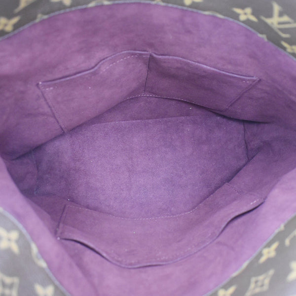 LOUIS VUITTON Melie Monogram Canvas Hobo Bag Brown