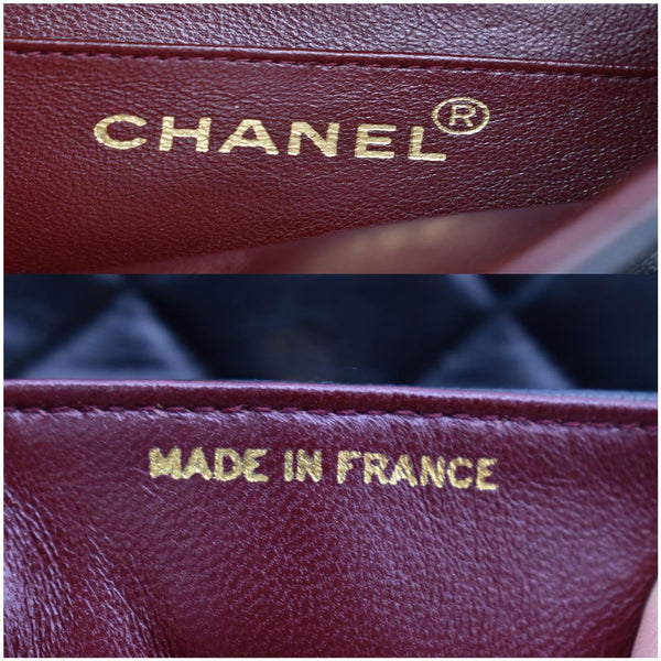 CHANEL Diana Flap Bag Quilted Leather Shoulder Bag Black