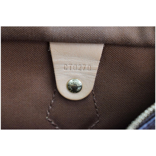 LOUIS VUITTON Speedy 30 Bandouliere Monogram Canvas Shoulder Bag Brown