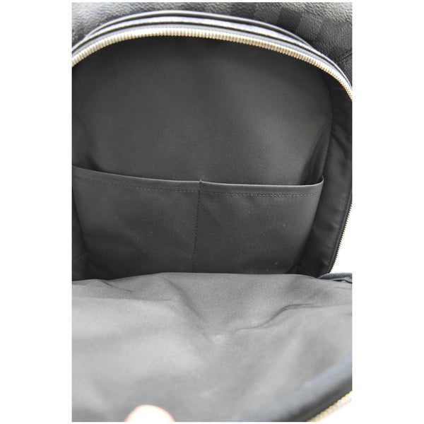 LOUIS VUITTON Michael Damier Graphite Canvas Backpack Bag Black