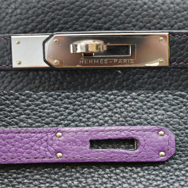 Hermes So Kelly 26 Taurillon Clemence Tote Bag Black - DDH