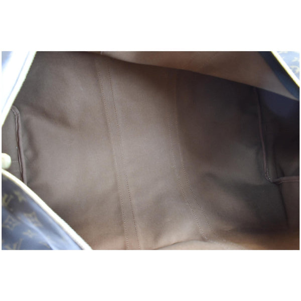 LOUIS VUITTON Keepall Bandouliere 55 Monogram Canvas Travel Bag Brown