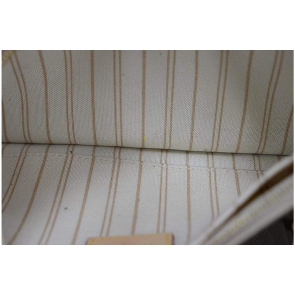 Louis Vuitton Neverfull MM Damier Azur Pochette Pouch interior