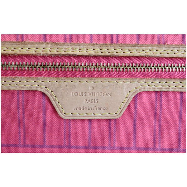 LOUIS VUITTON V Neverfull MM Monogram Canvas Shoulder Bag Brown