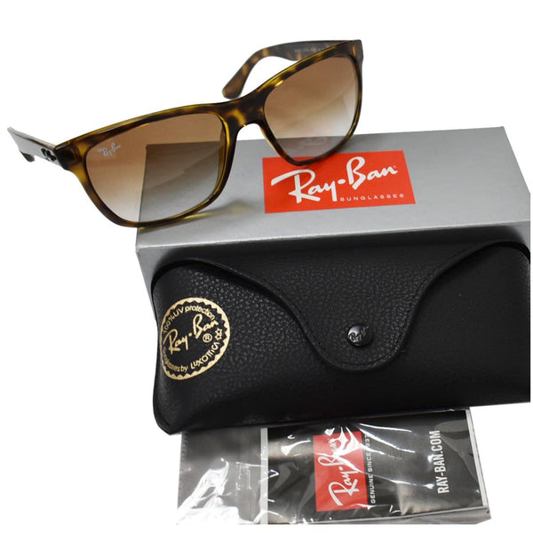 RAY-BAN RB4181 710/51 57 Light Havana Sunglasses Brown Gradient Lens