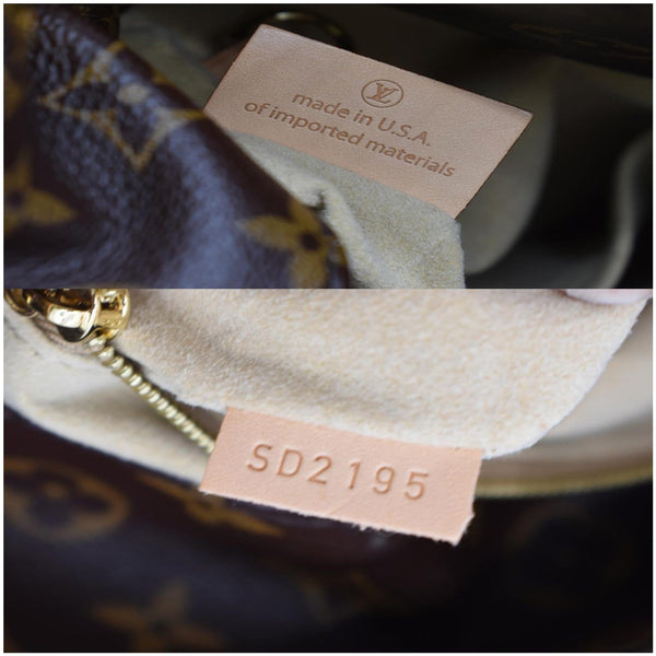 LOUIS VUITTON Artsy MM Monogram Canvas Shoulder Bag Brown