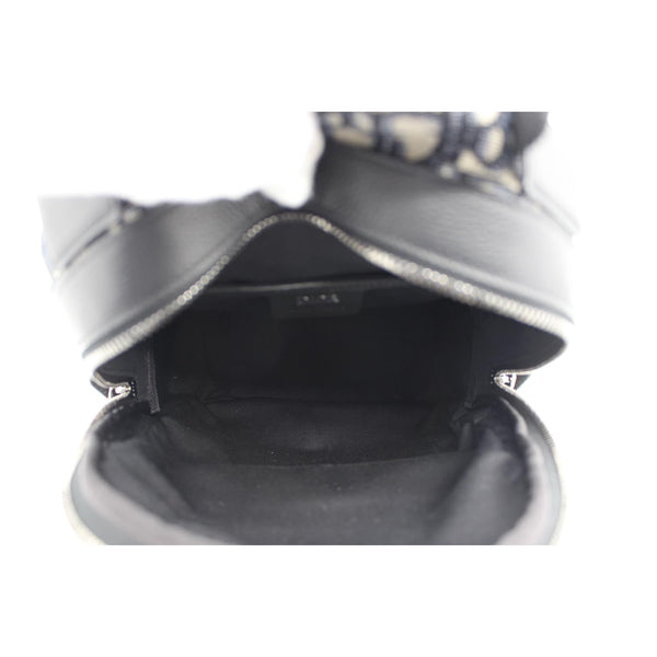 CHRISTIAN DIOR Minin Rider Oblique Jacquard Backpack Beige