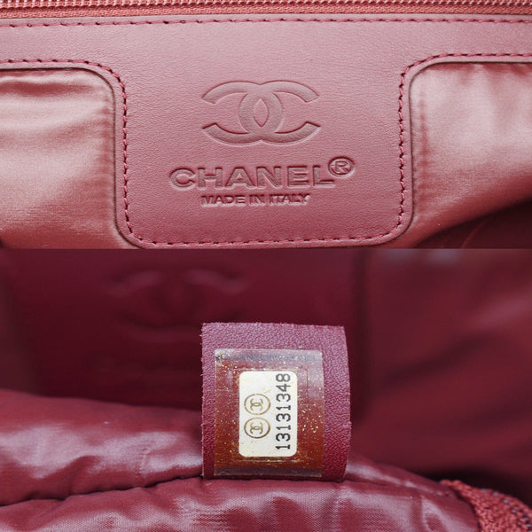 Chanel Coco Cocoon Quilted Nylon Trolley Rolling Bag Black