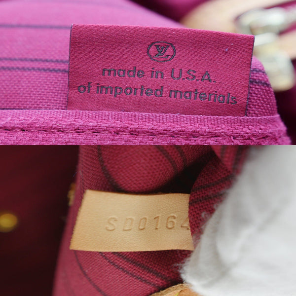 LOUIS VUITTON Neverfull MM Monogram Canvas Tote Bag Brown