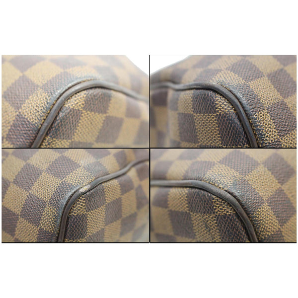 LOUIS VUITTON Speedy 35 Damier Ebene Satchel Bag Brown