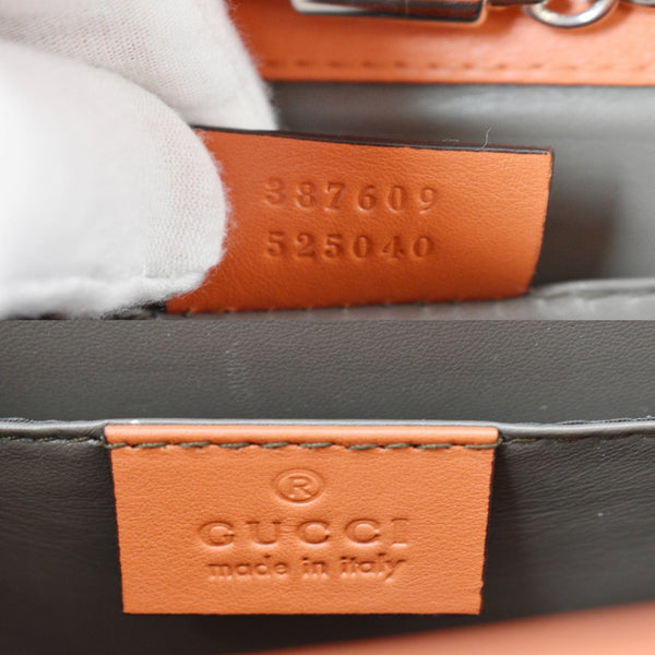 GUCCI Interlocking G Closure Leather Shoulder Bag | DDH